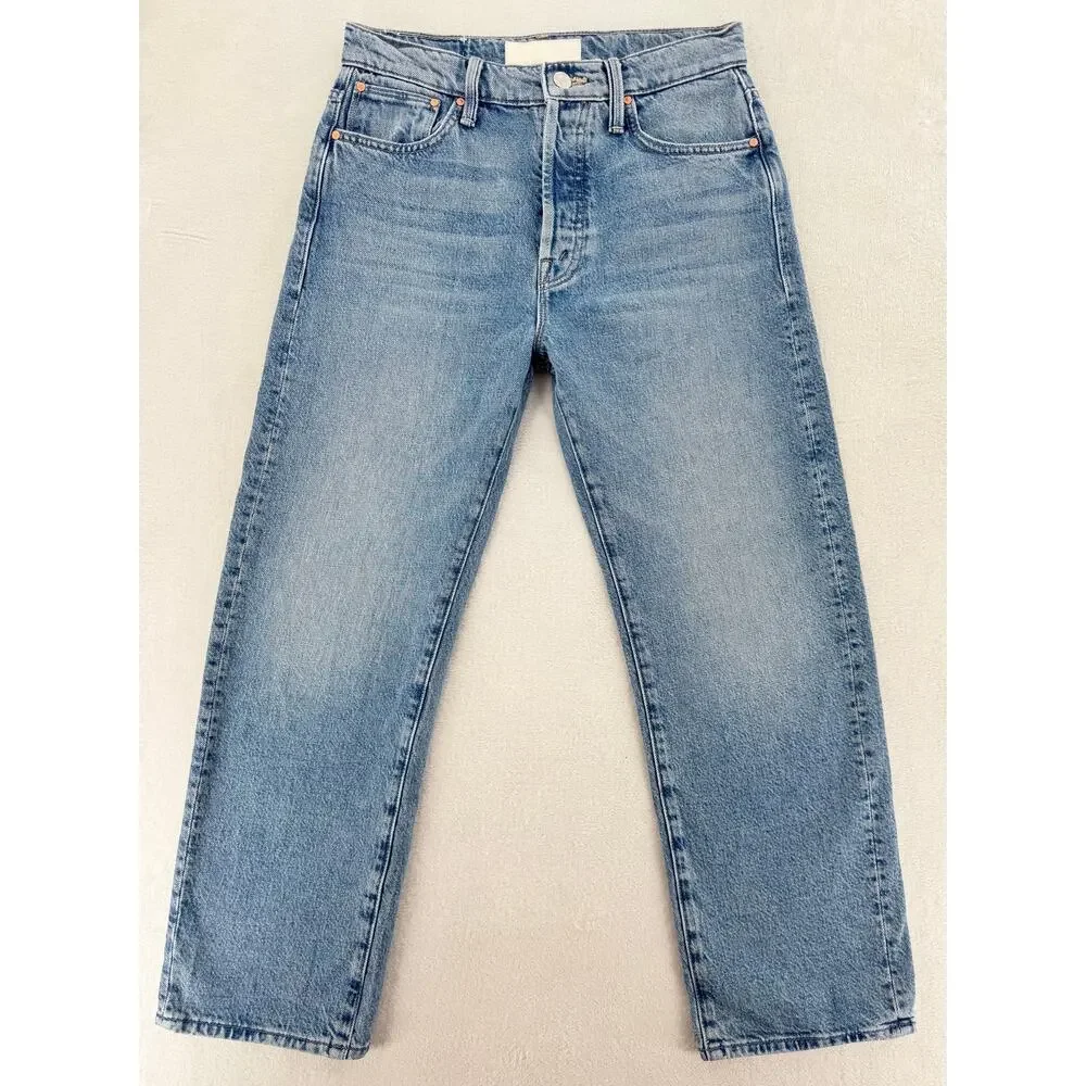 Mother Jeans The Ditcher Crop 100% Cotton Leap at the Chance 24 Run large